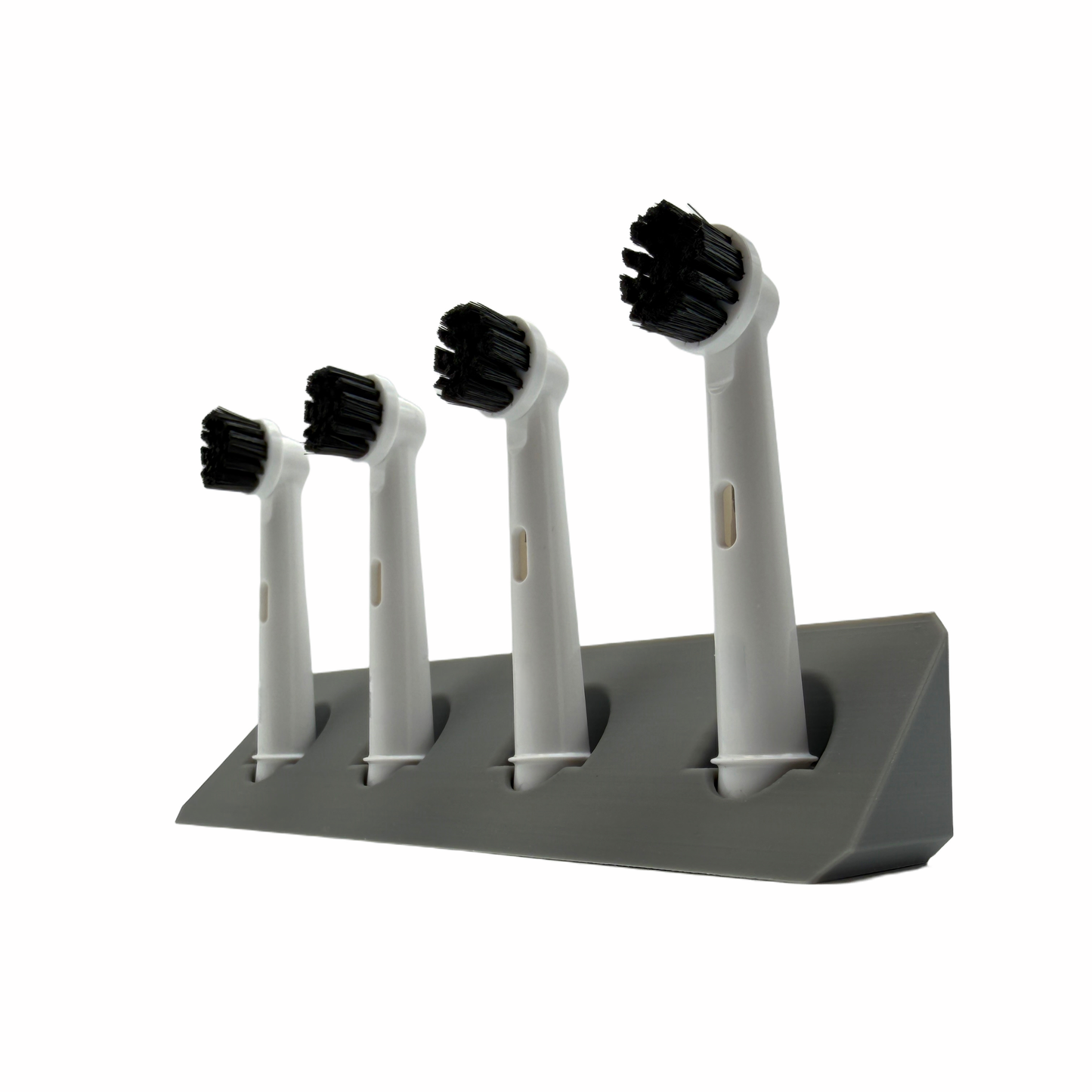 BrushDock – Zahnbürstenkopfhalter für Oral-B ( iO ) & Philips Sonicare - Wandmontage (ohne Bohren)