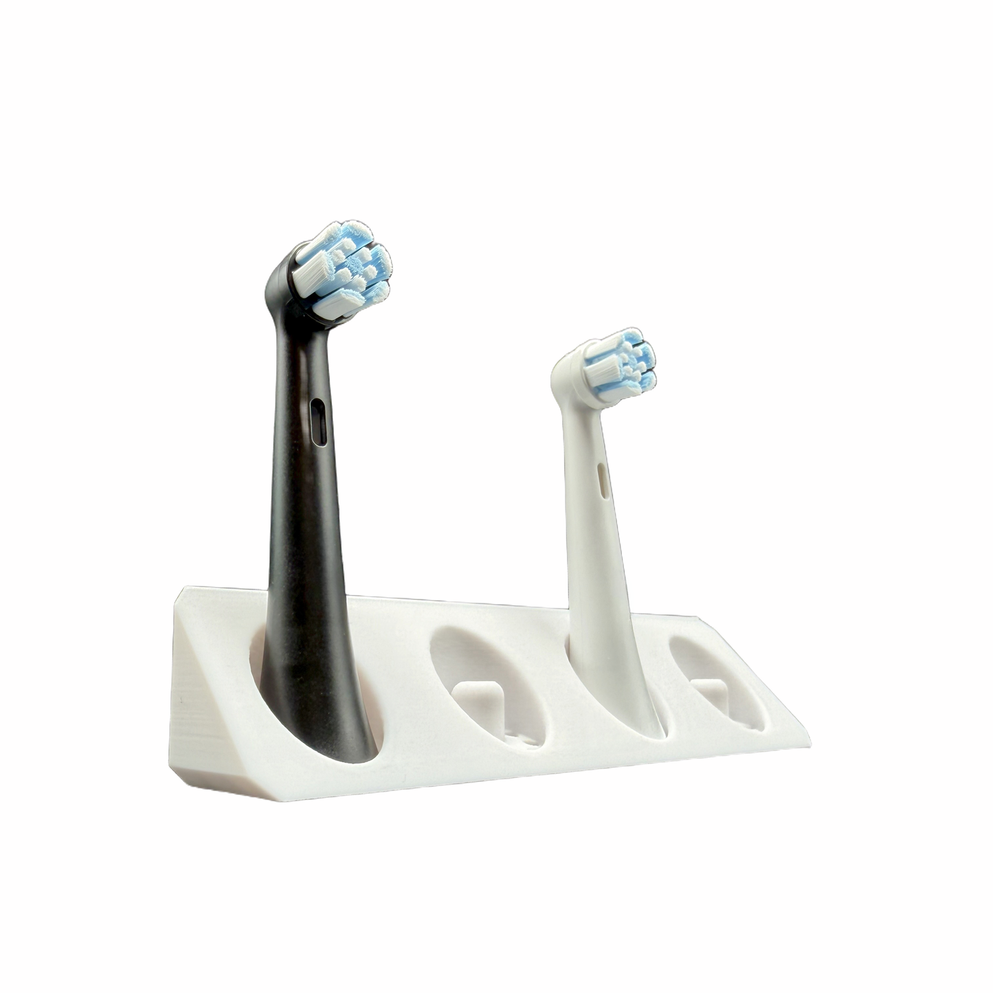 BrushDock – Zahnbürstenkopfhalter für Oral-B ( iO ) & Philips Sonicare - Wandmontage (ohne Bohren)