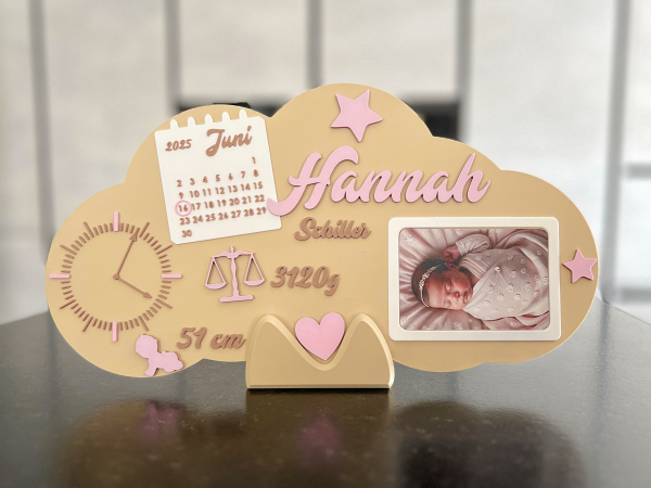 Babyschild für Mädchen